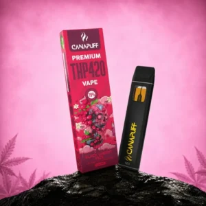 Canapuff Premium THP420 vape Black Cherry Fizz